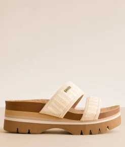 Reef Cushion Vista Higher Sandal Raffia Outlet