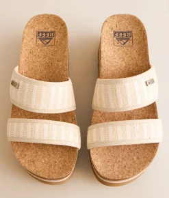 Reef Cushion Vista Higher Sandal Raffia Outlet