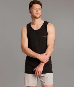 Tops | Maven Co-op Cut Badge Tank Top Black