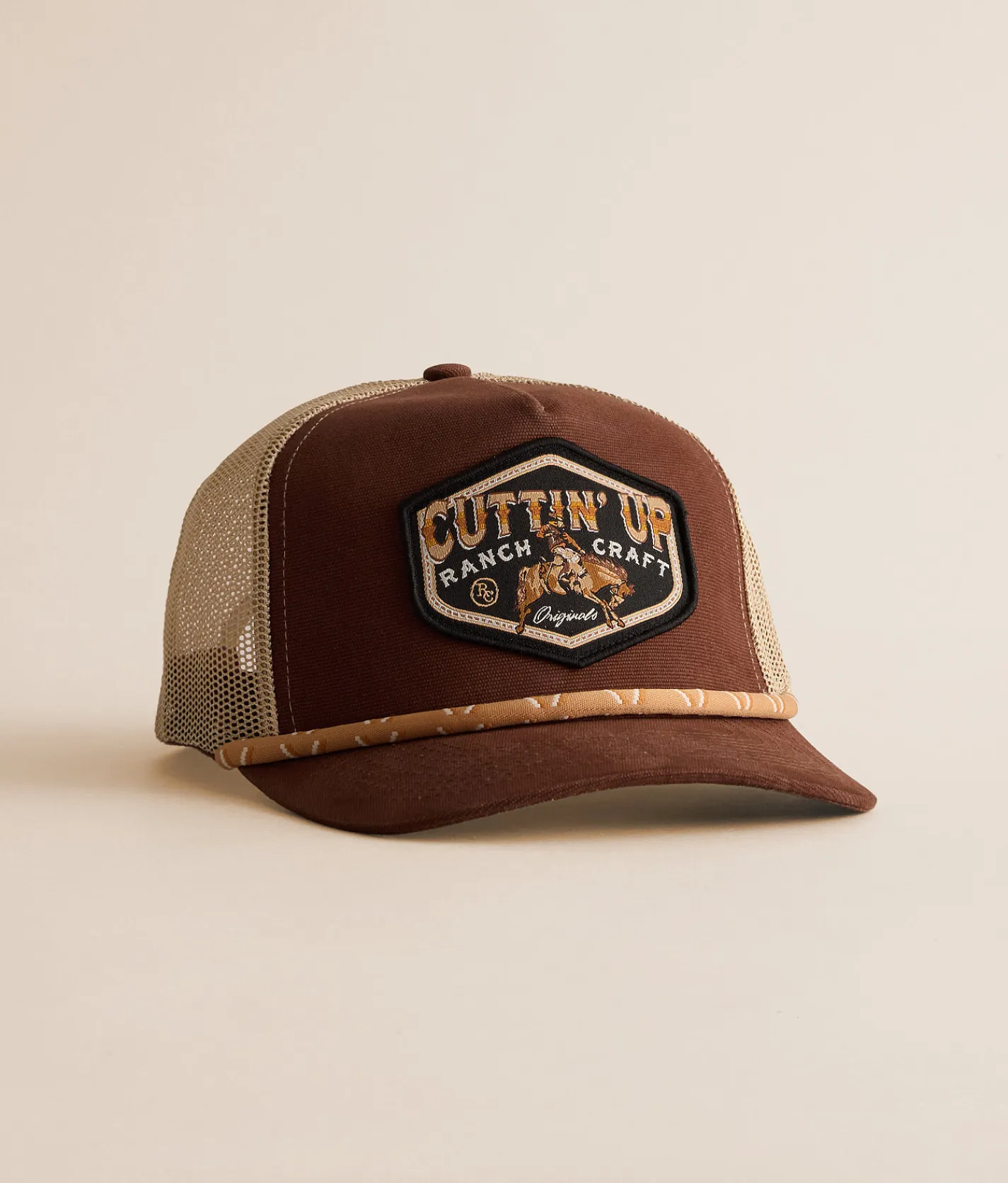 Accessories | Ranch Craft Cuttin' Up Trucker Hat Brown