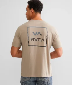 Graphic T-Shirts | RVCA Cut VA Sport T-Shirt Dark Khaki Sport