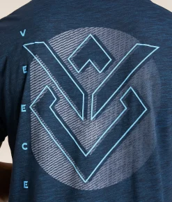 Veece Cyber Punked T-Shirt Cobalt Blue Black Best