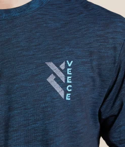Veece Cyber Punked T-Shirt Cobalt Blue Black Best