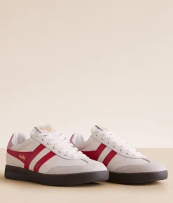 Shoes | Gola® Cyclone Leather Sneaker White Black Gum