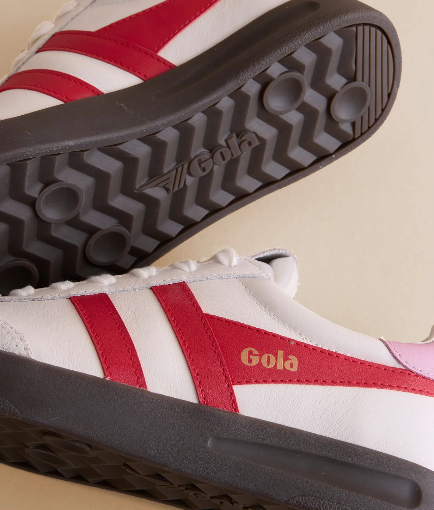 Shoes | Gola® Cyclone Leather Sneaker White Black Gum