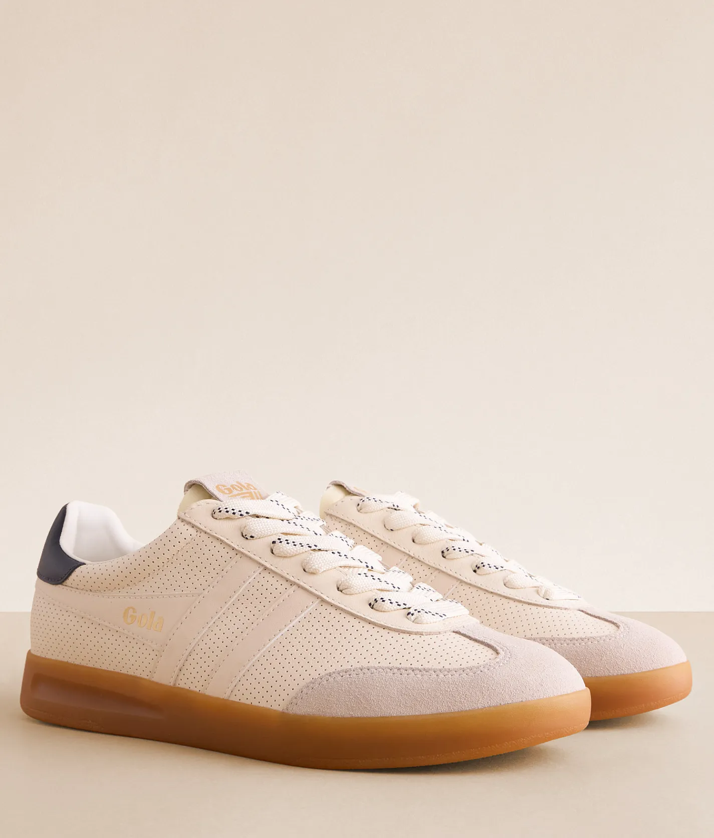 Shoes | Gola® Cyclone Leather 76 Sneaker Off White Navy Gum
