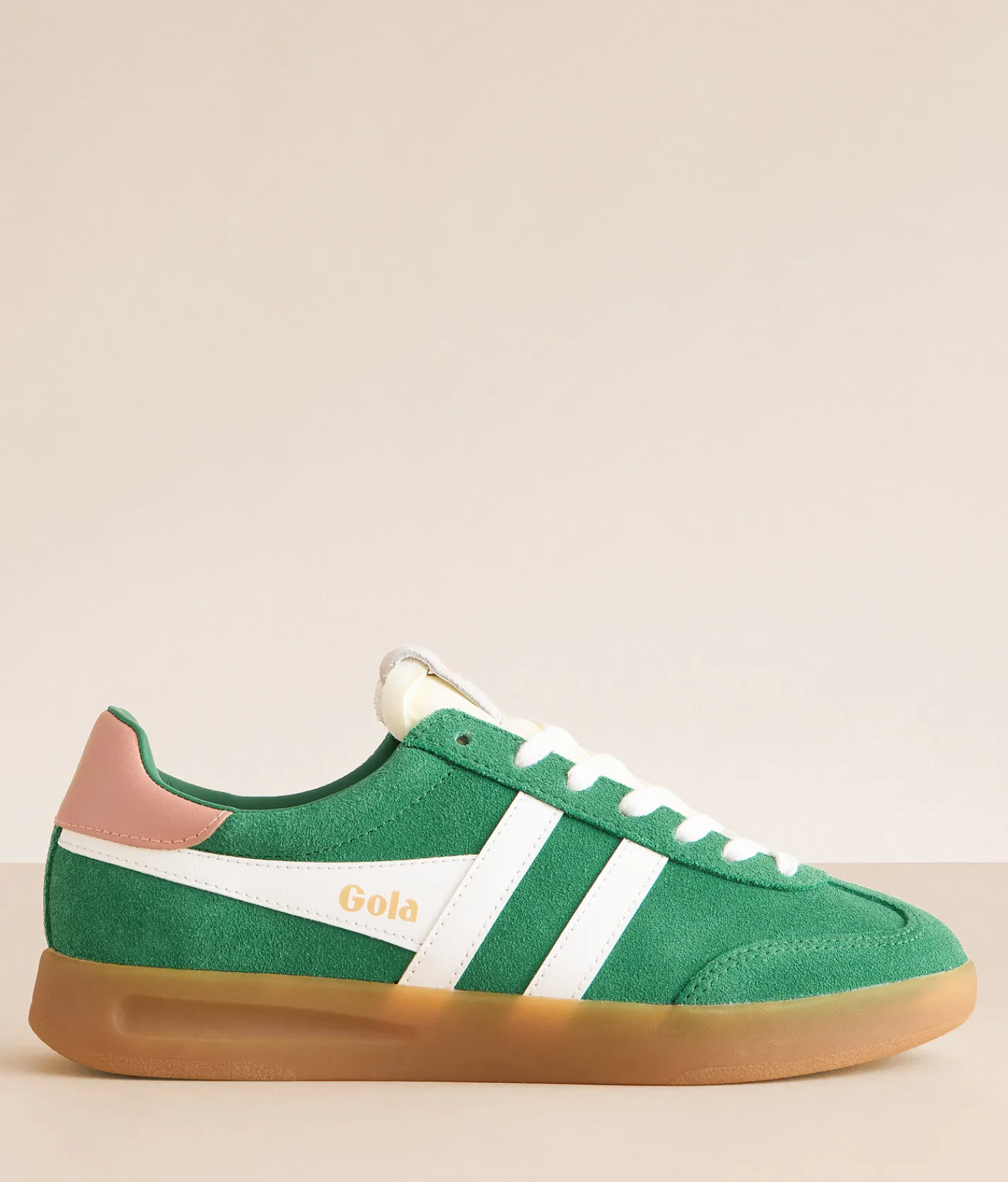 Shoes | Gola® Cyclone Suede Sneaker Emerald Off White