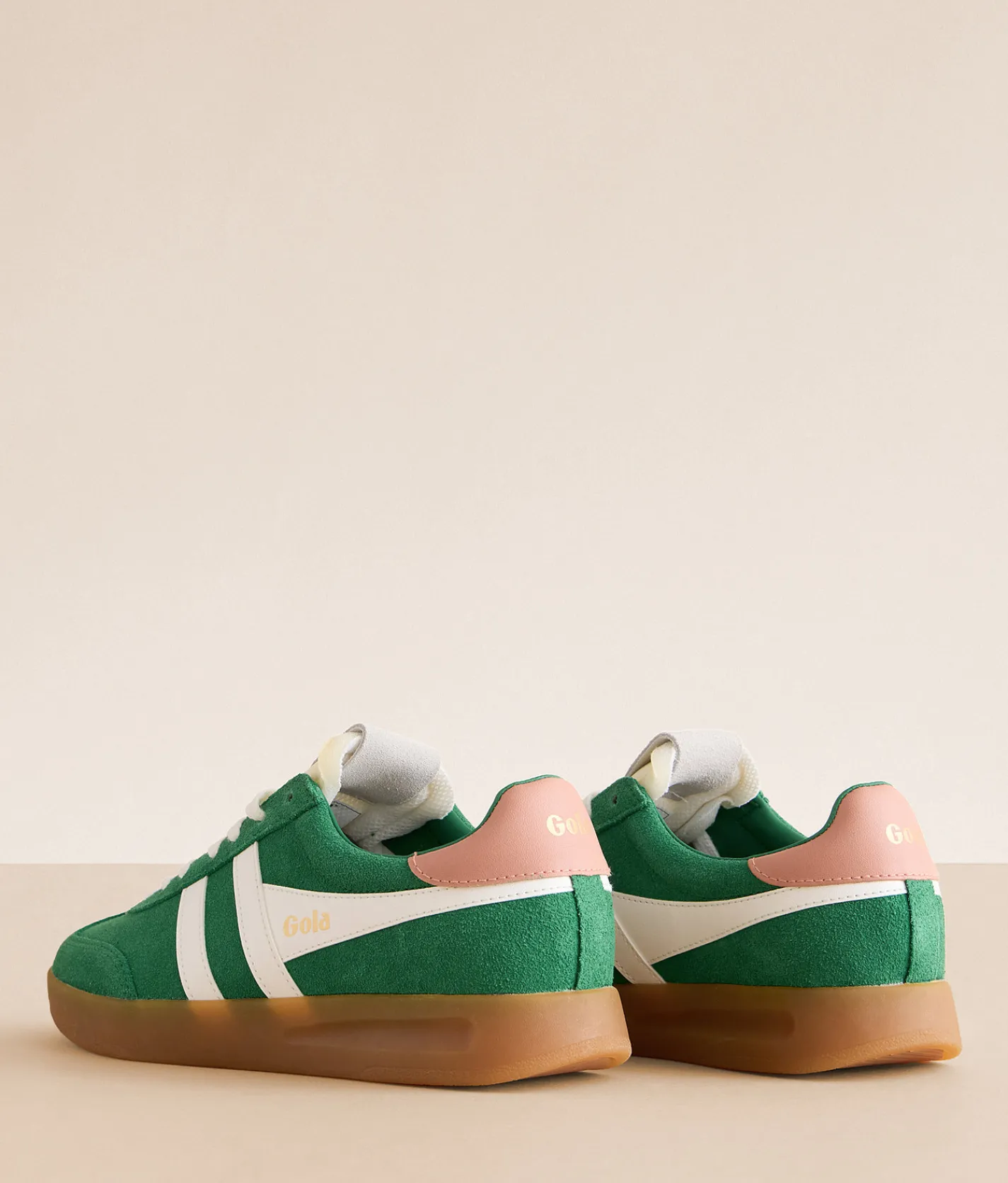 Shoes | Gola® Cyclone Suede Sneaker Emerald Off White