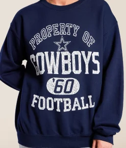 Tops | Junkfood Dallas Cowboys Property Pullover Navy