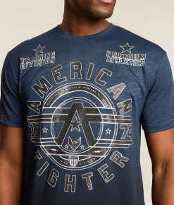 Tops|Graphic T-Shirts | American Fighter Dandrige T-Shirt Sailor Blue