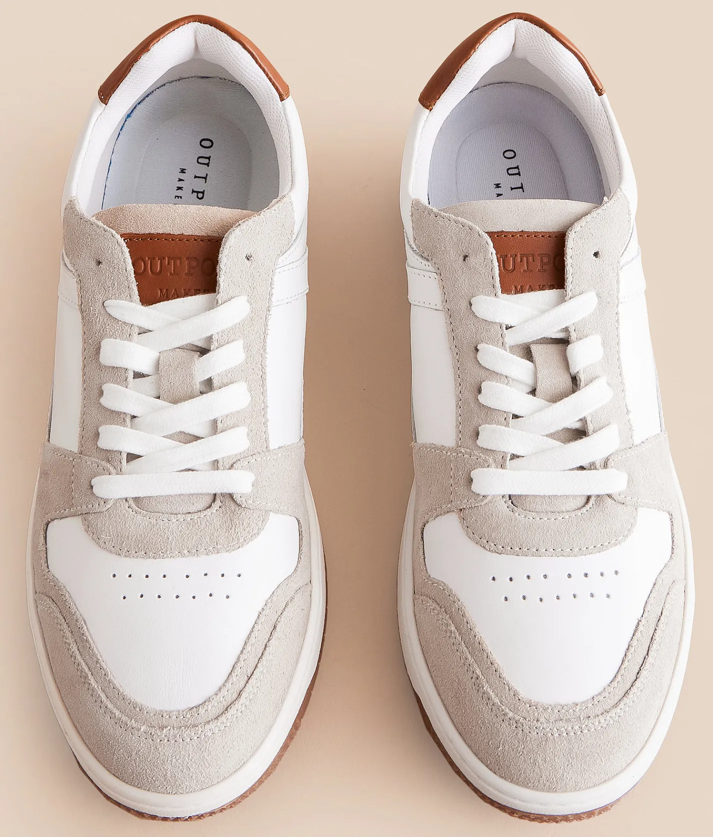 Outpost Makers Dan Leather Sneaker White Outlet