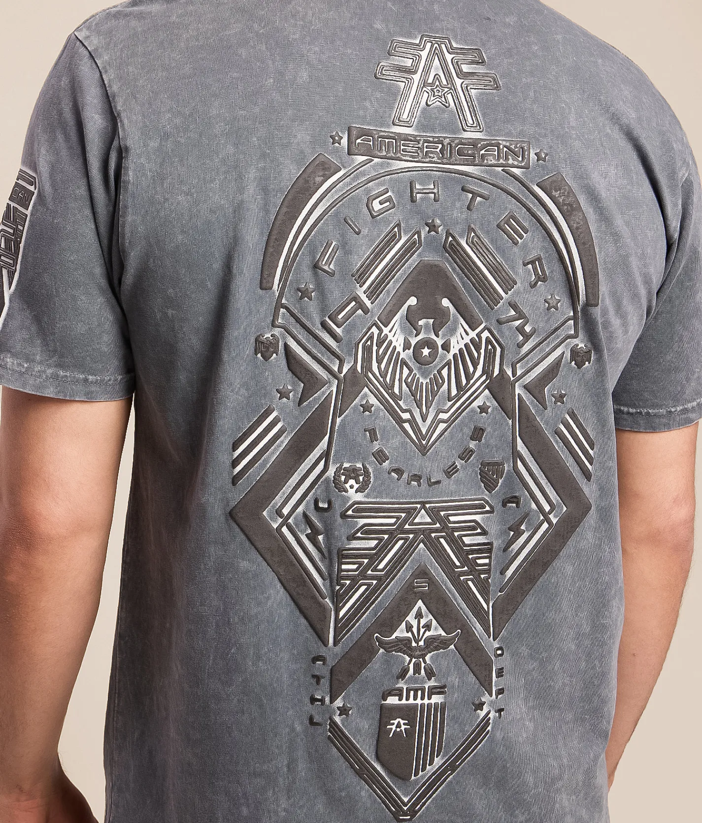 American Fighter Danvers T-Shirt Turbulence Mineral Wash Online