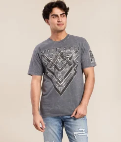 American Fighter Danvers T-Shirt Turbulence Mineral Wash Online