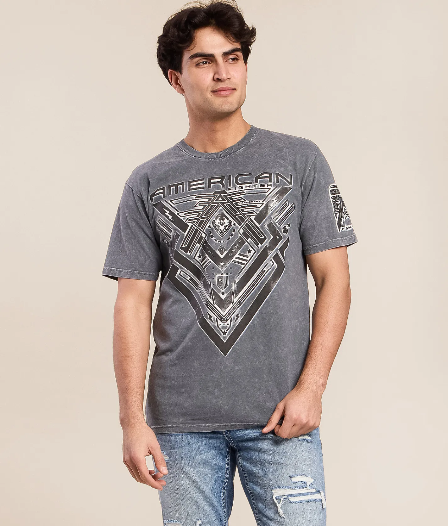 American Fighter Danvers T-Shirt Turbulence Mineral Wash Online