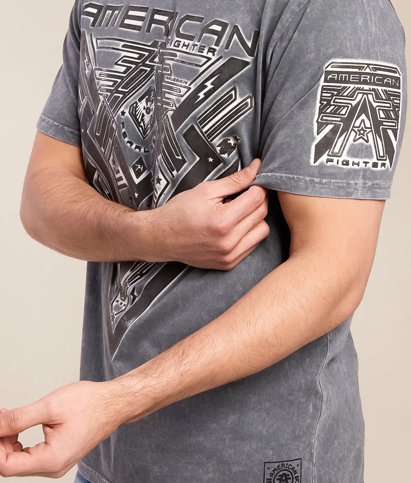 American Fighter Danvers T-Shirt Turbulence Mineral Wash Online