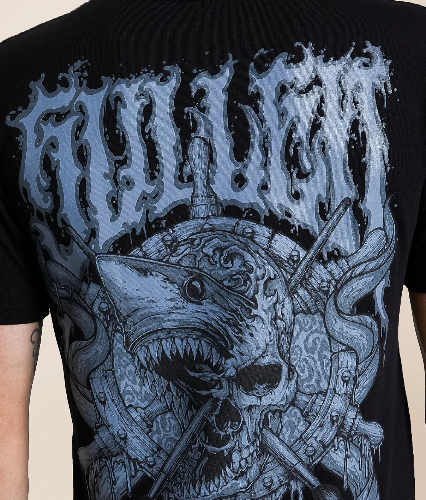 Tops|Graphic T-Shirts | Sullen Dark Depths T-Shirt Jet Black