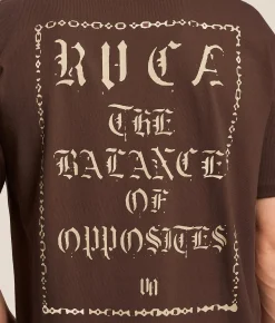 RVCA Dark Link T-Shirt Mocha Discount