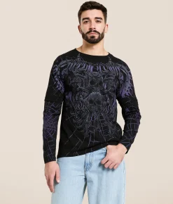 Tops | Affliction Darkness Falls T-Shirt Black