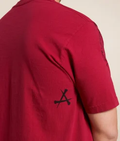 Affliction Dark Summon T-Shirt Dirty Red New