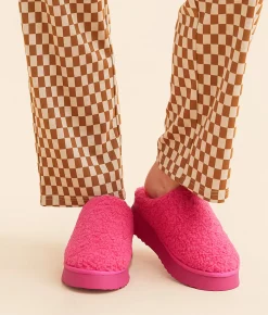 Shoes | Mia Darlaa Flatform Slipper Hot Pink