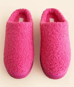 Shoes | Mia Darlaa Flatform Slipper Hot Pink