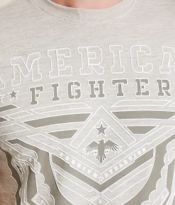 Tops|Graphic T-Shirts | American Fighter Darnhill T-Shirt Sand Dark Sand Tetris