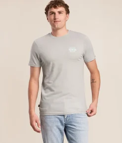 Tops|Graphic T-Shirts | Veece Data Drift T-Shirt Marble Grey