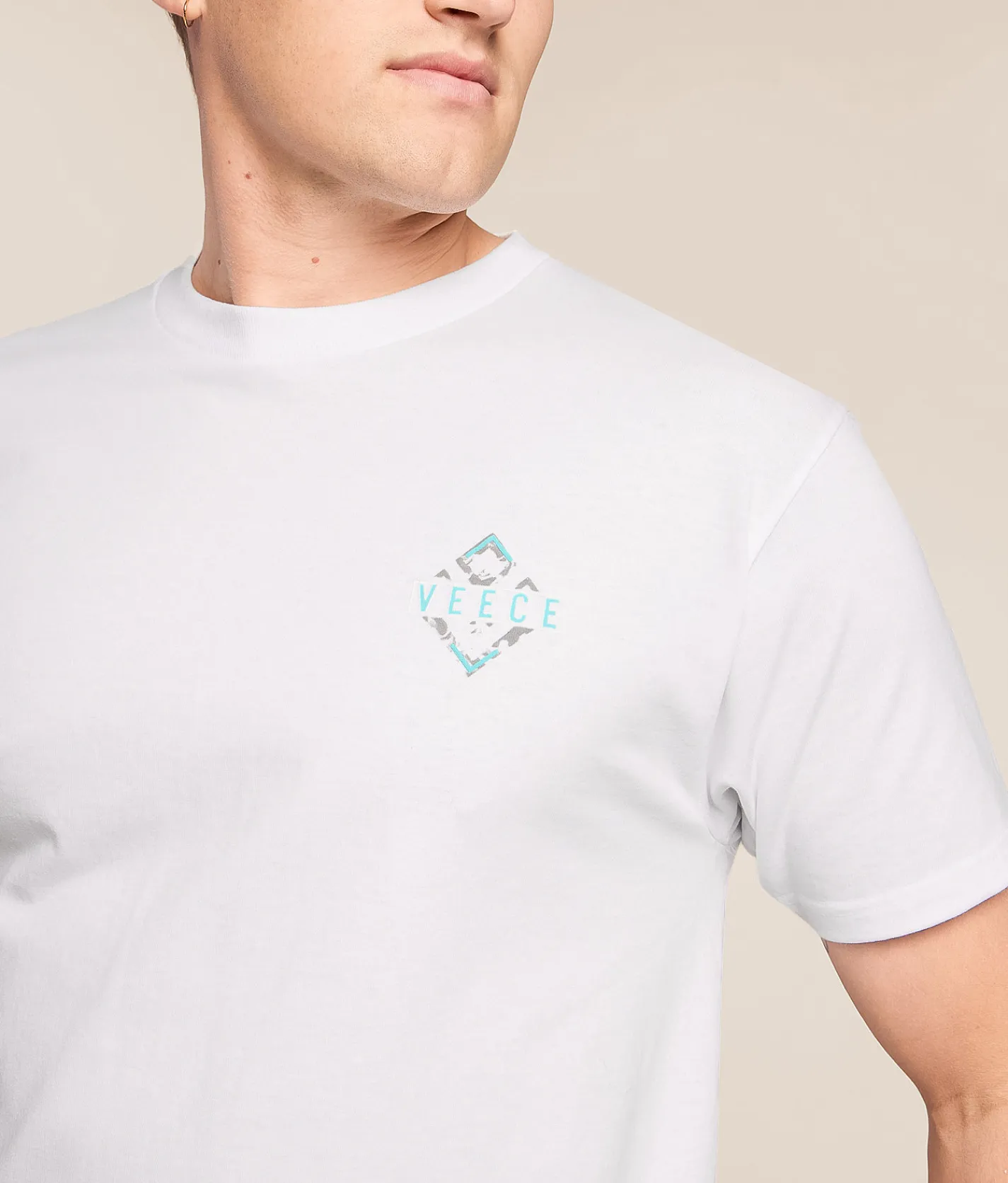 Graphic T-Shirts | Veece Data Drip T-Shirt White