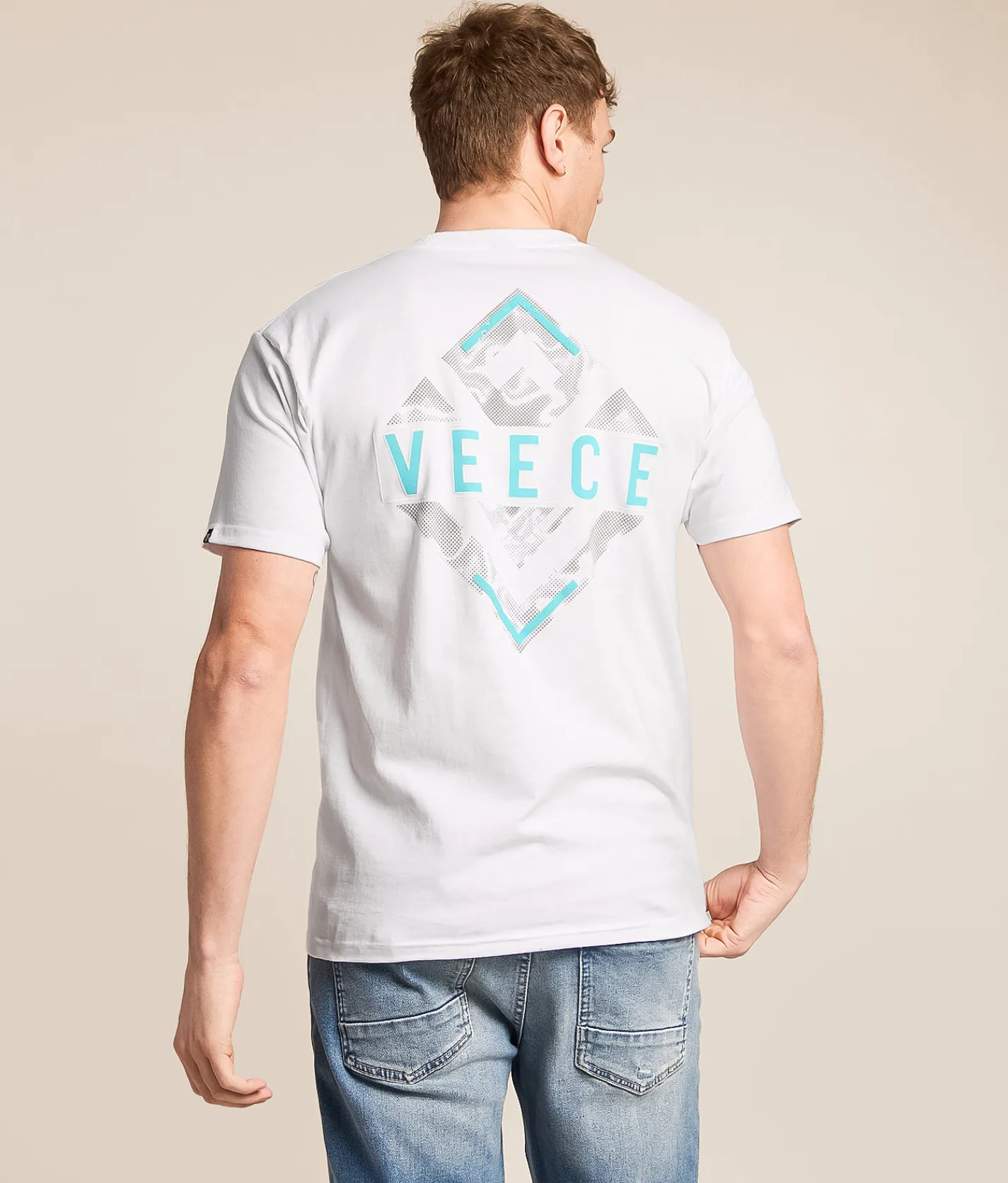 Veece Data Drip T-Shirt White Best