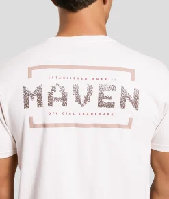 Tops|Graphic T-Shirts | Maven Co-op Data Fade T-Shirt White Sand