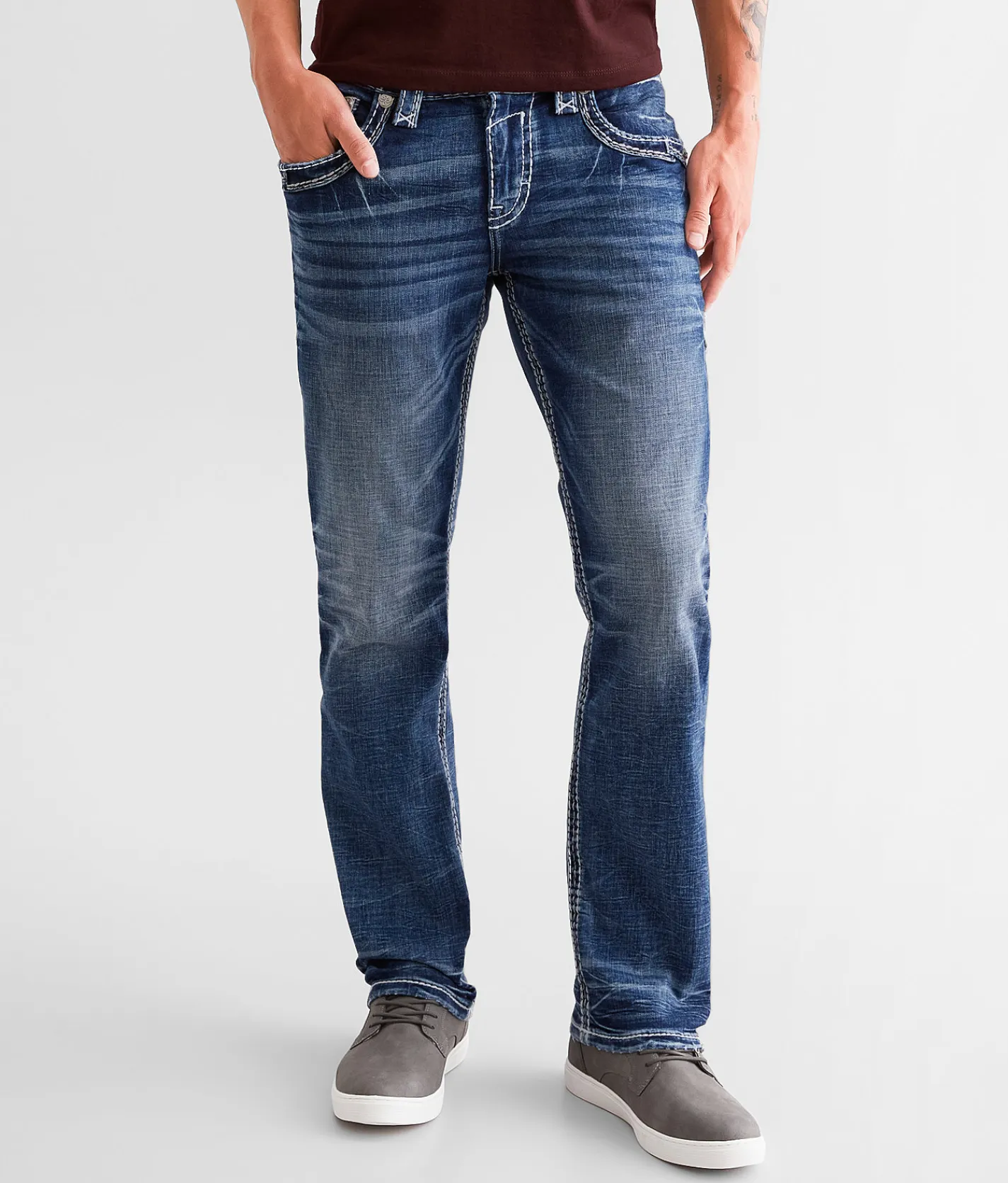 Bottoms|Rock Revival Jeans | Rock Revival Daxton Straight Stretch Jean Daxton J204