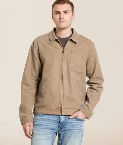 Tops|Coats & Jackets | RVCA Dayshift Denim Jacket Coyote