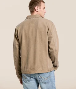 Tops|Coats & Jackets | RVCA Dayshift Denim Jacket Coyote