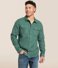 RVCA Dayshift Flannel Shirt Balsam Green New