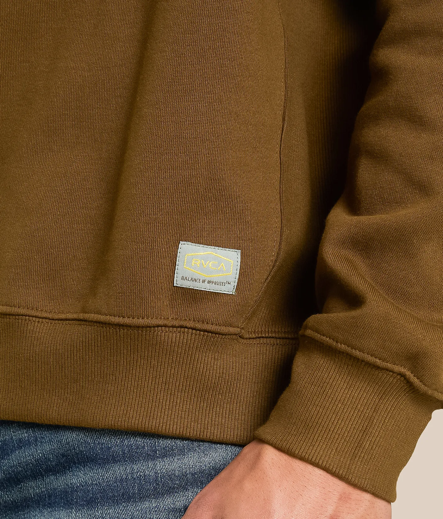 RVCA Dayshift Pullover Bombay Brown Online