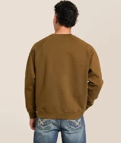 RVCA Dayshift Pullover Bombay Brown Online