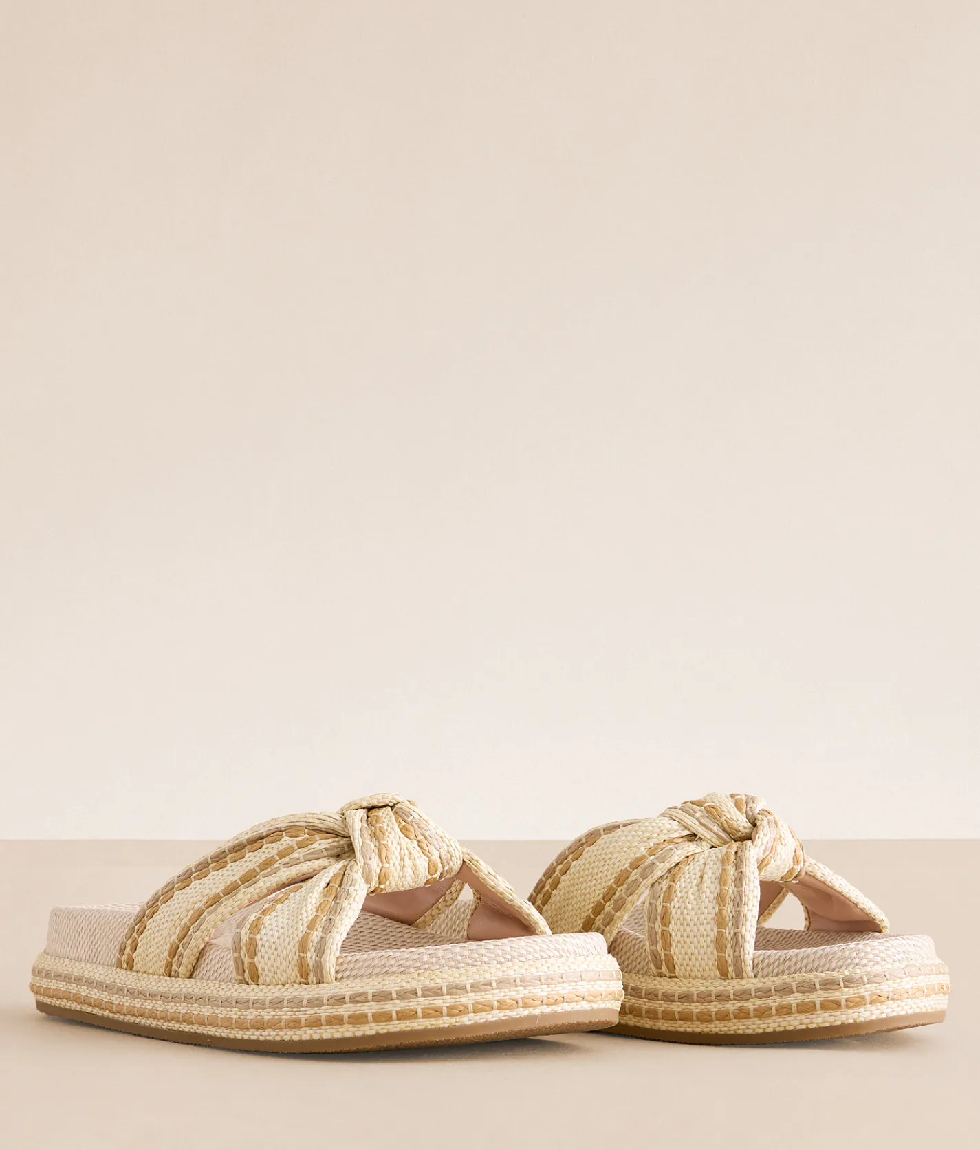 Mia Daysie Knot Sandal Ivory Natural Sand Discount