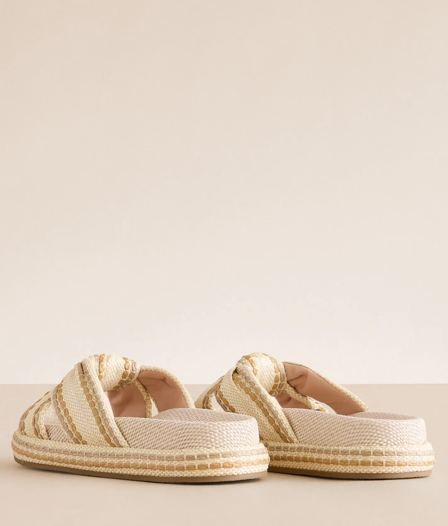 Mia Daysie Knot Sandal Ivory Natural Sand Discount
