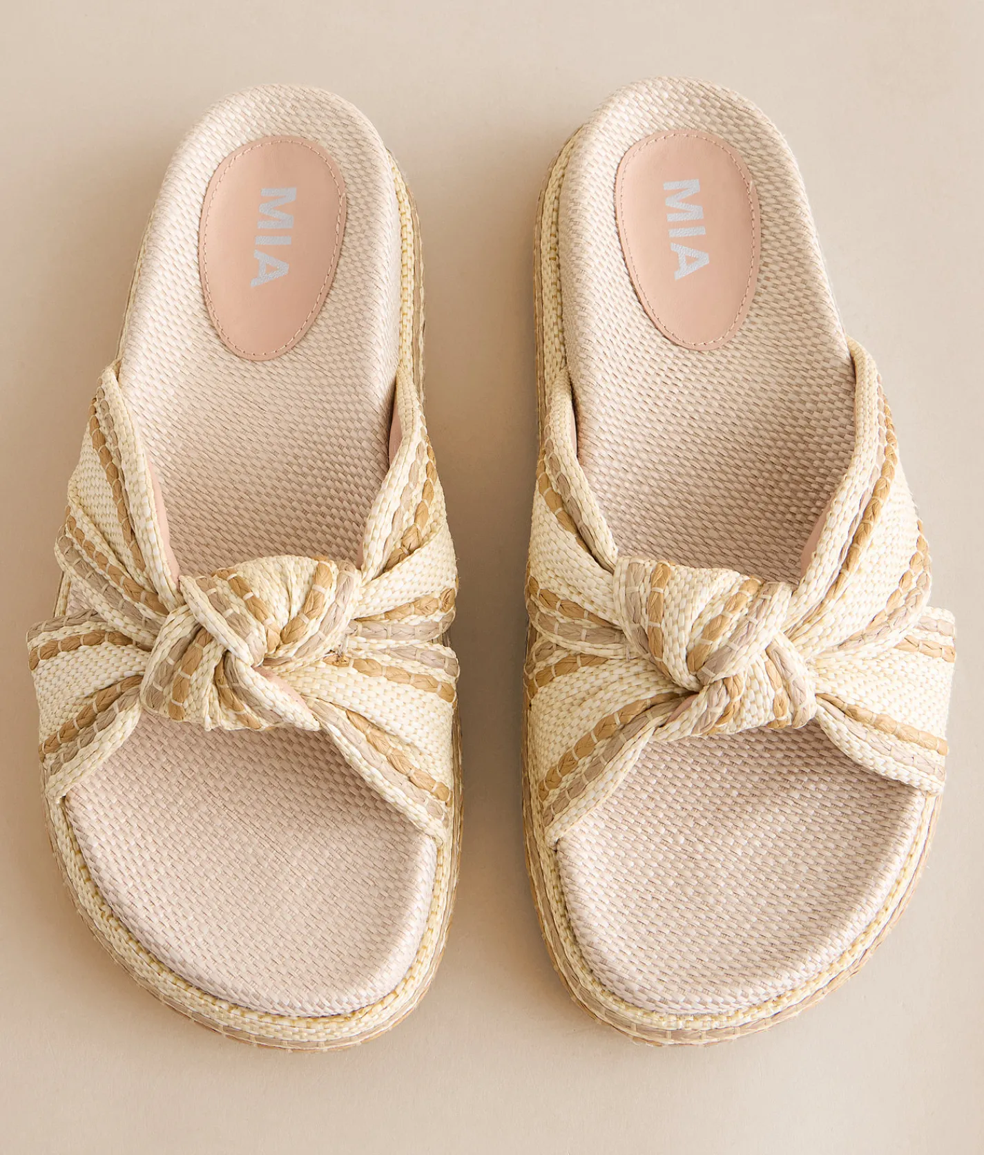 Mia Daysie Knot Sandal Ivory Natural Sand Discount
