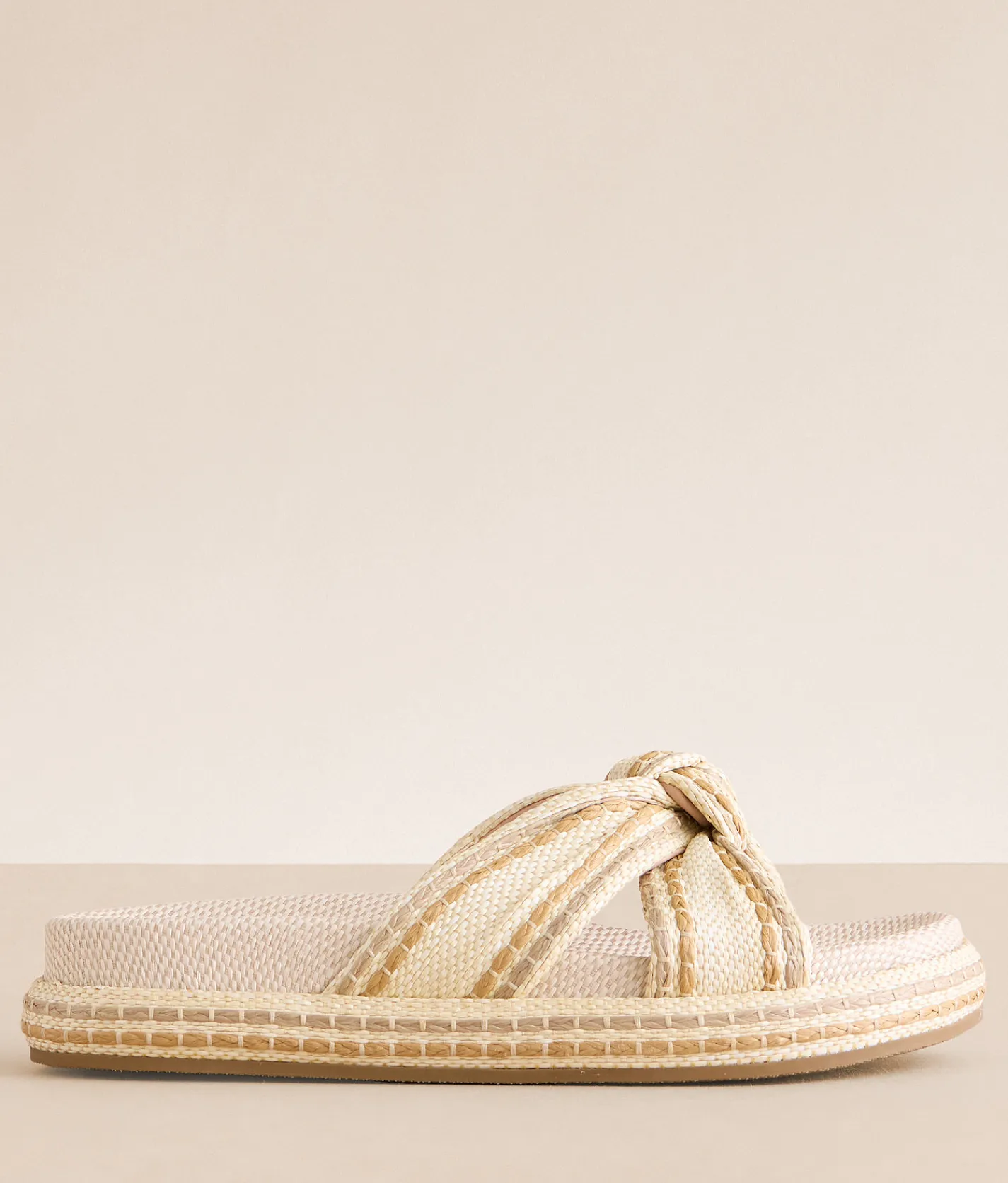 Mia Daysie Knot Sandal Ivory Natural Sand Discount