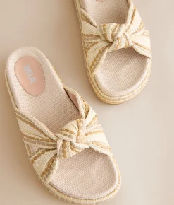 Mia Daysie Knot Sandal Ivory Natural Sand Discount