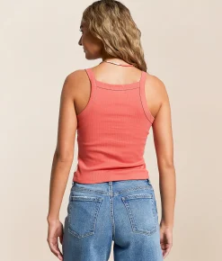 Tops | Billabong Day Trip Forever Cropped Tank Top Hibiscus