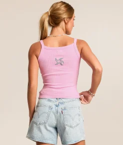 Tops | Billabong Day Trip Forever Cropped Tank Top Prism Pink