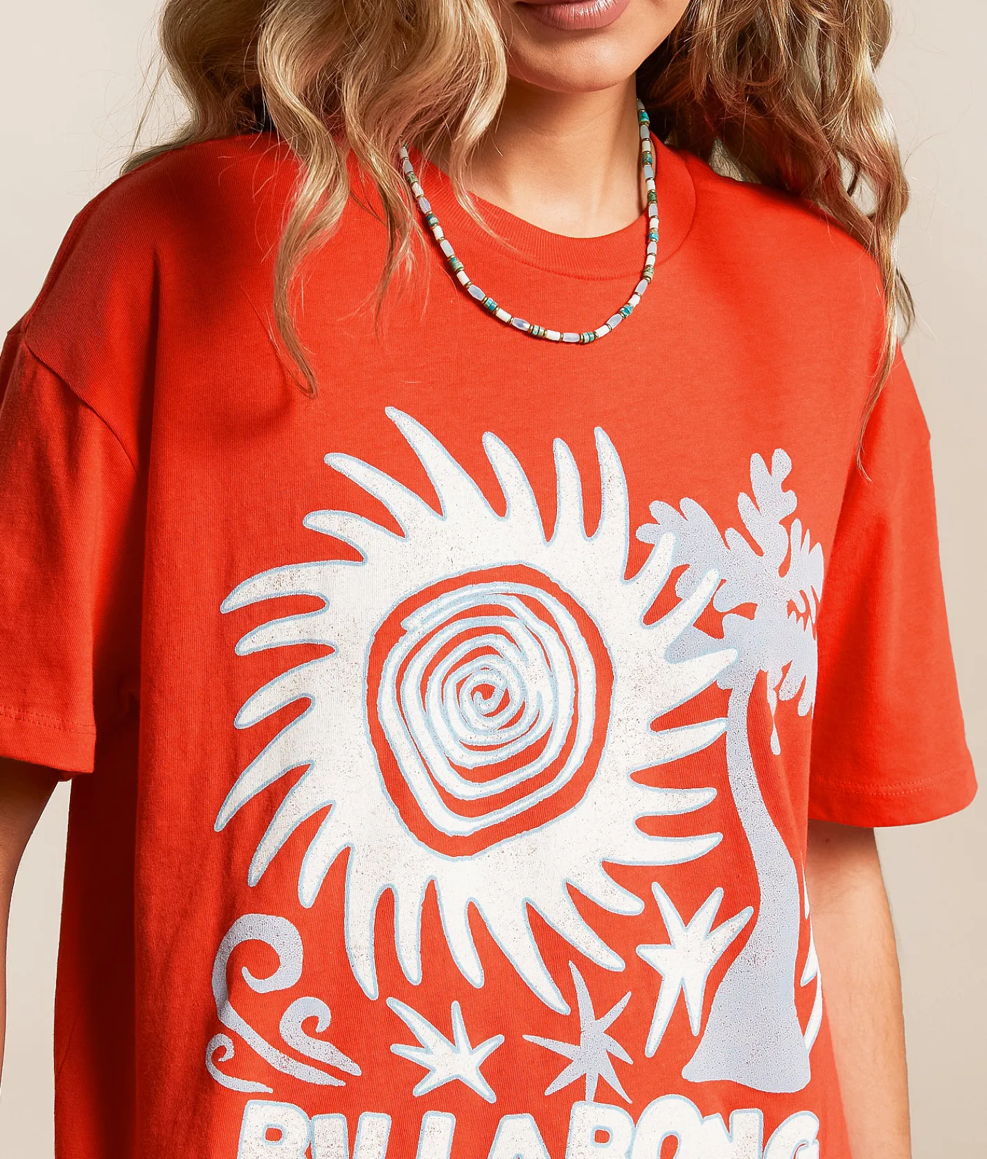 Tops | Billabong Dazed Feeling T-Shirt Red Aloha