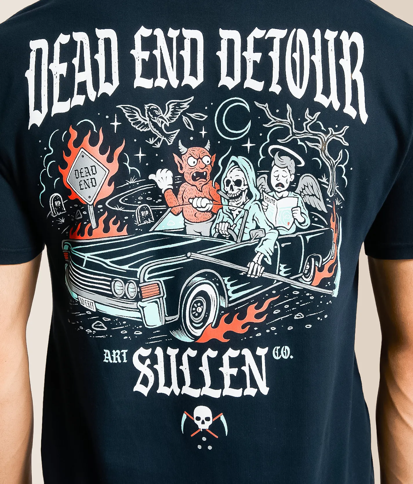Sullen Dead End Detour T-Shirt Obsidian Online