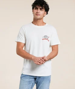 Sendero Provisions Co. Dead Man's Hand T-Shirt Vintage White New