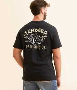 Graphic T-Shirts | Sendero Provisions Co. Dead Man's Hand T-Shirt Black