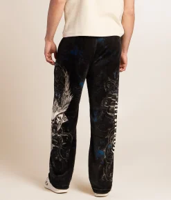 Affliction Death Eyes Fleece Pajama Pant Multi Colored Outlet