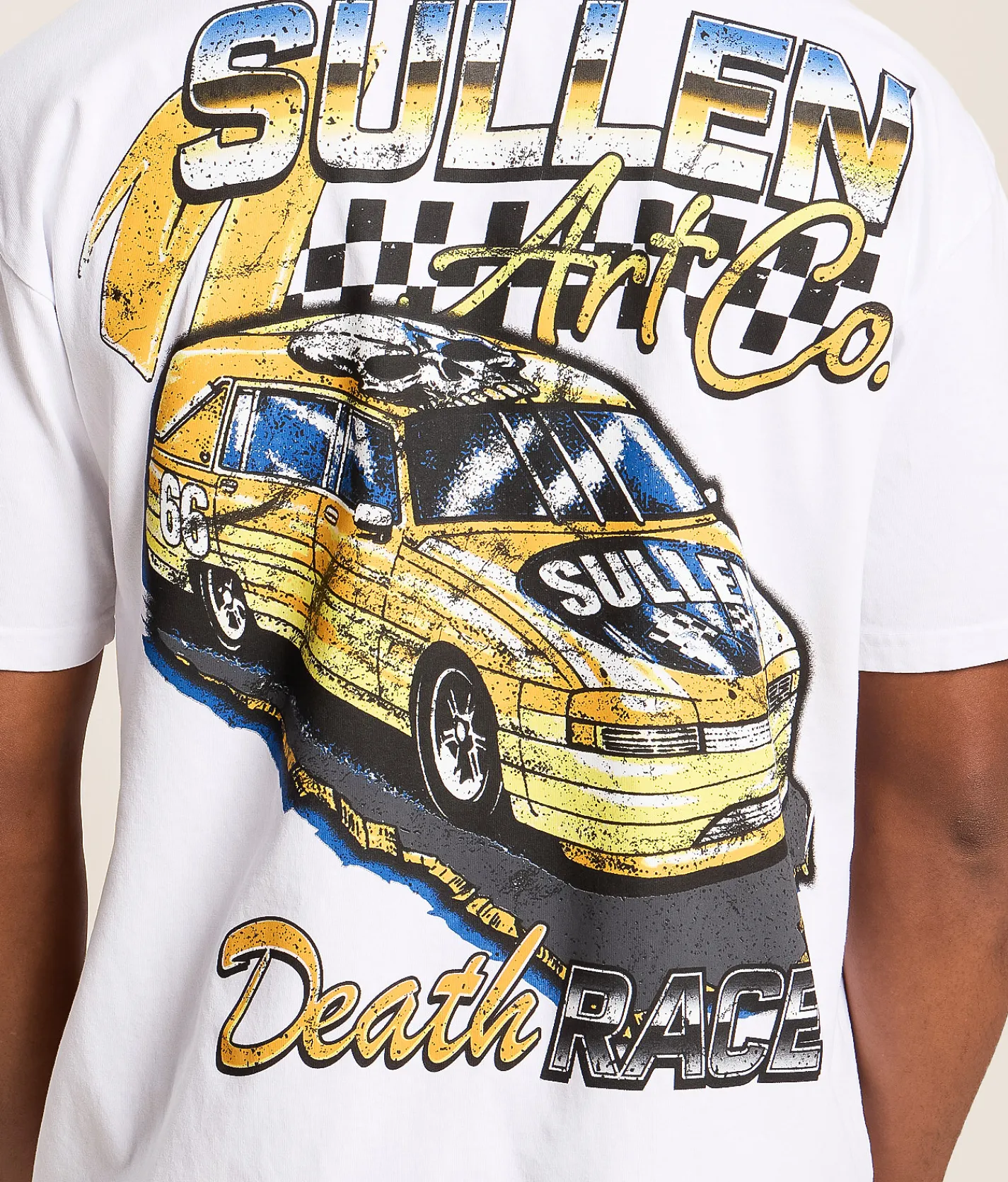 Graphic T-Shirts | Sullen Death Race T-Shirt White