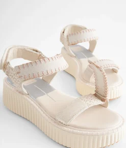 Dolce Vita Debra Flatform Sandal Ivory Suede Online